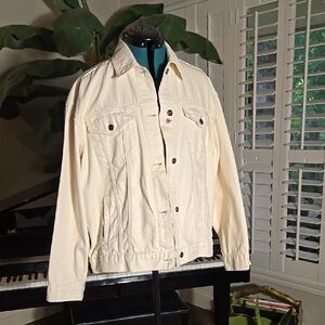 We The Free Cream Lightweight Shirt Jacket